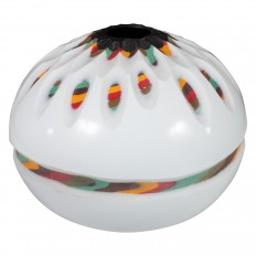 White Murano glass bowl